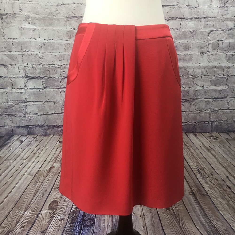 Red Eccoci Skirt Size 2